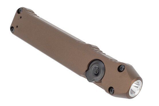 Streamlight Wedge High Performance Rechargable EDC Flashlight in Coyote has a rotatable switch